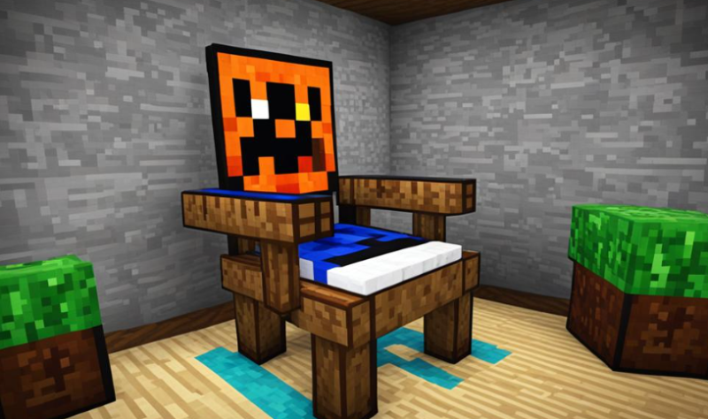 hacer una silla en Minecraft